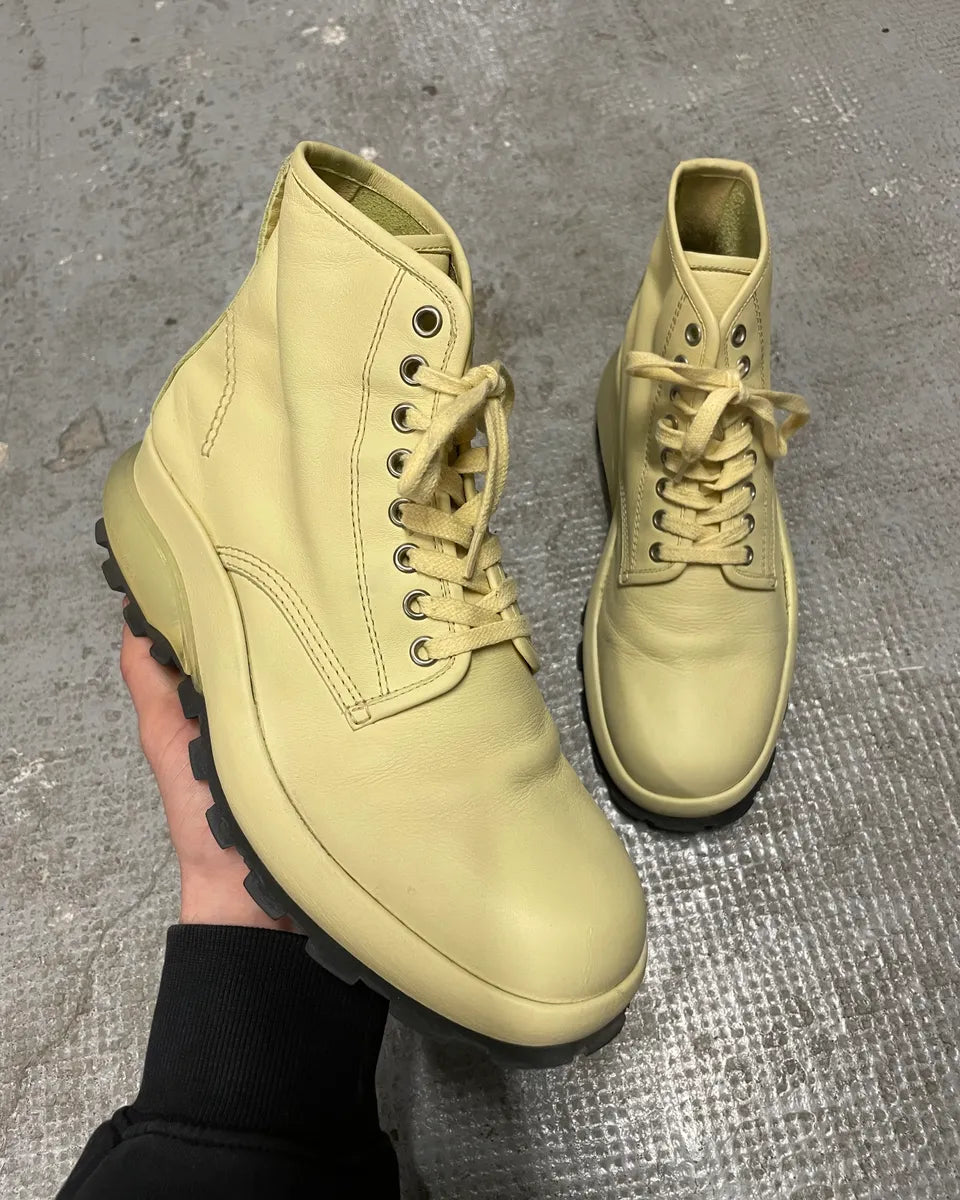 Jil Sander Ivory Ankle Boots lAvSZgn 0