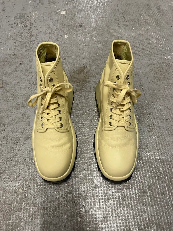 Jil Sander Ivory Ankle Boots lAvSZgn 1