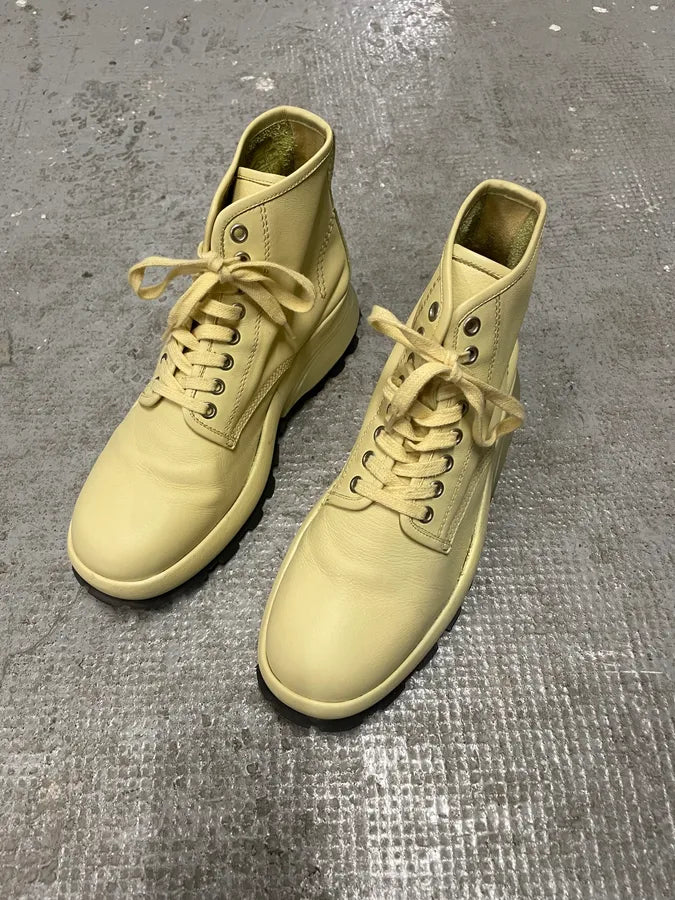 Jil Sander Ivory Ankle Boots lAvSZgn 2