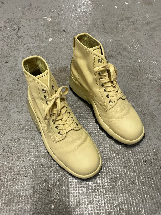 Jil Sander Ivory Ankle Boots lAvSZgn 3