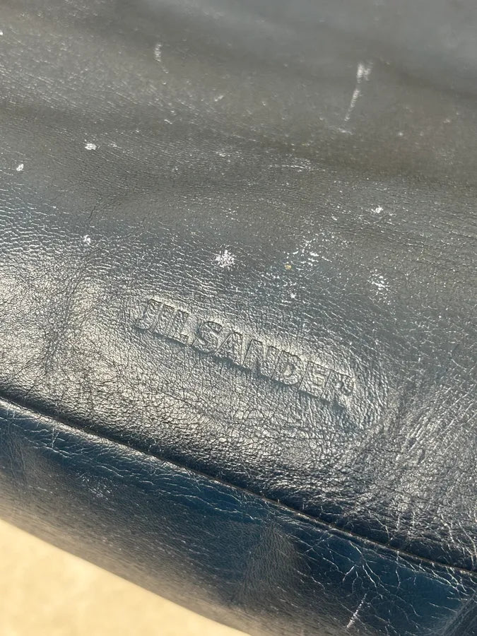 Jil Sander Navy Leather Hobo Bag with Wrapped Handle AdmkOPd 14