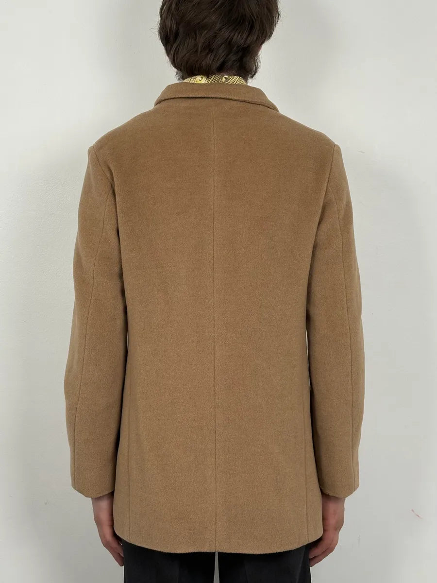 2000s Jil Sander Beige Long Minimalist Coat jvhCLWy 2