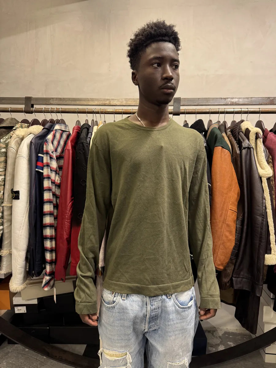 Jil Sander Olive Green Longsleeves qHzhcHe 1