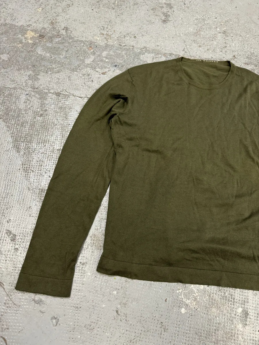 Jil Sander Olive Green Longsleeves qHzhcHe 5