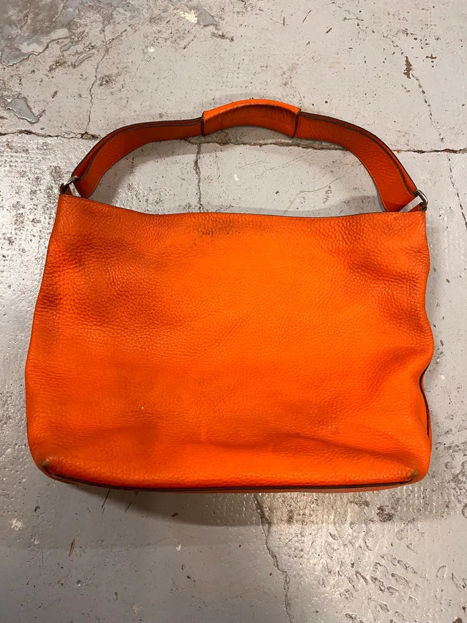 Jil Sander Orange Handle Leather Bag WDbLEru 5