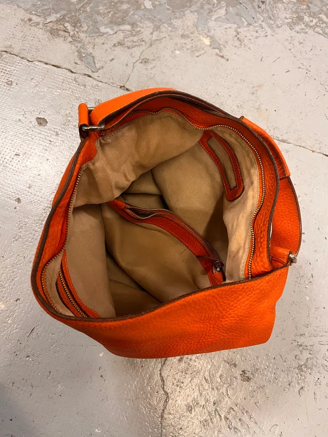 Jil Sander Orange Handle Leather Bag WDbLEru 6