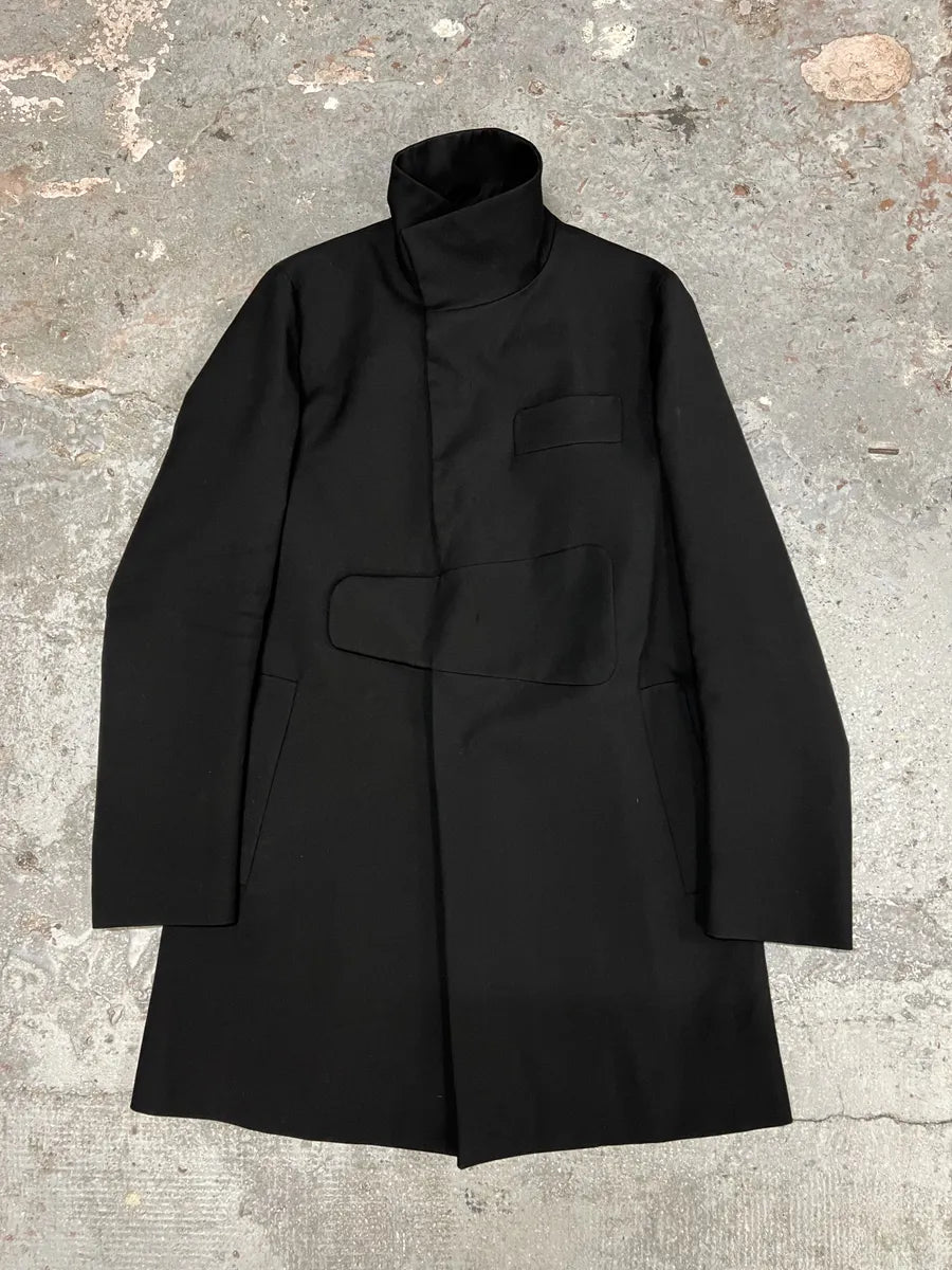 AW2010 Jil Sander Picasso Obscure Long Asymmetrical Jacket by Raf Simons (M) vlxkXFC 0