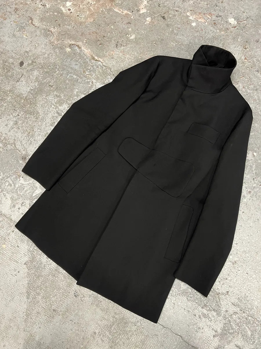 AW2010 Jil Sander Picasso Obscure Long Asymmetrical Jacket by Raf Simons (M) vlxkXFC 7
