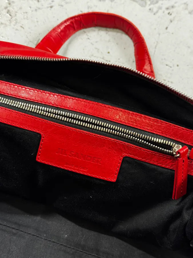 Jil Sander Red Tactical Multi-Pocket Handle Bag yKLHoCa 10
