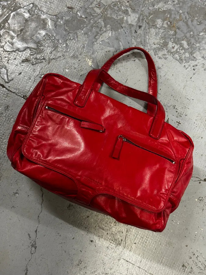 Jil Sander Red Tactical Multi-Pocket Handle Bag yKLHoCa 4