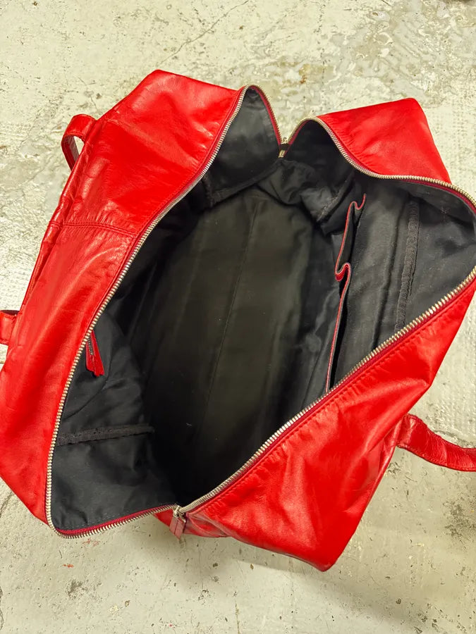 Jil Sander Red Tactical Multi-Pocket Handle Bag yKLHoCa 9