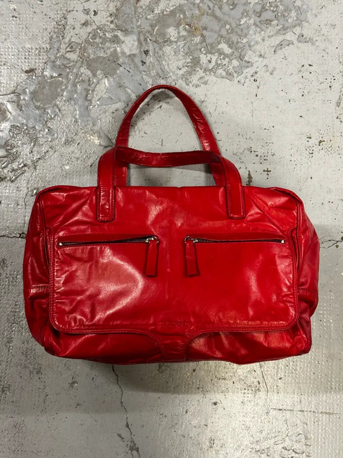Jil Sander Red Tactical Multi-Pocket Handle Bag yKLHoCa 1