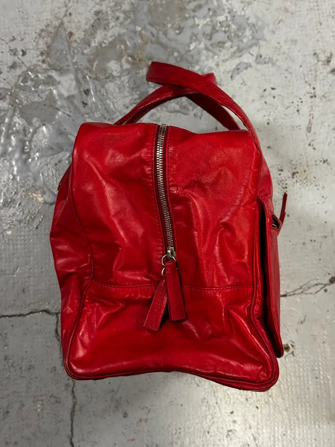 Jil Sander Red Tactical Multi-Pocket Handle Bag yKLHoCa 6