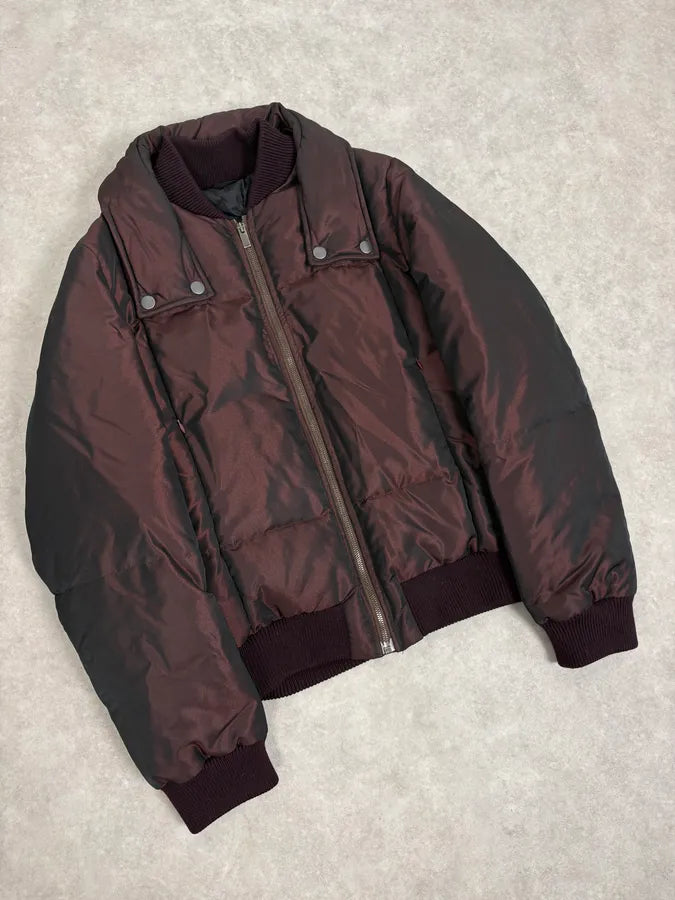 Jil Sander Red Win Hooded Puffer Jacket LipMLHW 3