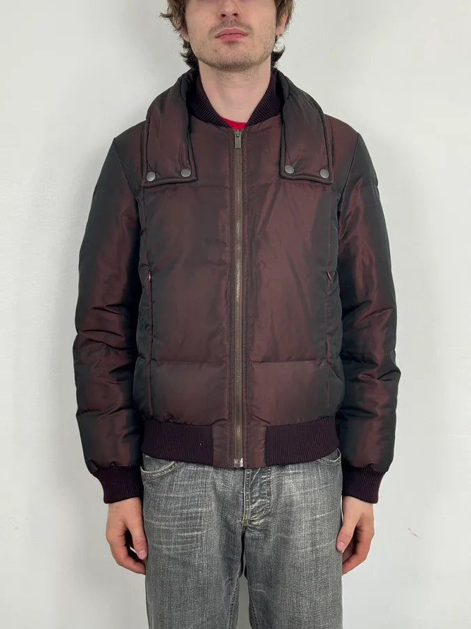 Jil Sander Red Win Hooded Puffer Jacket LipMLHW 1