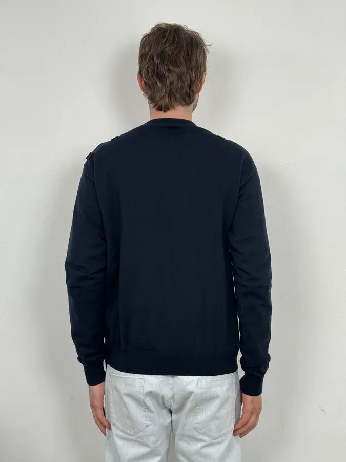 Jil Sander Two Front Bondage Navy Sweater GkxYtCY 1