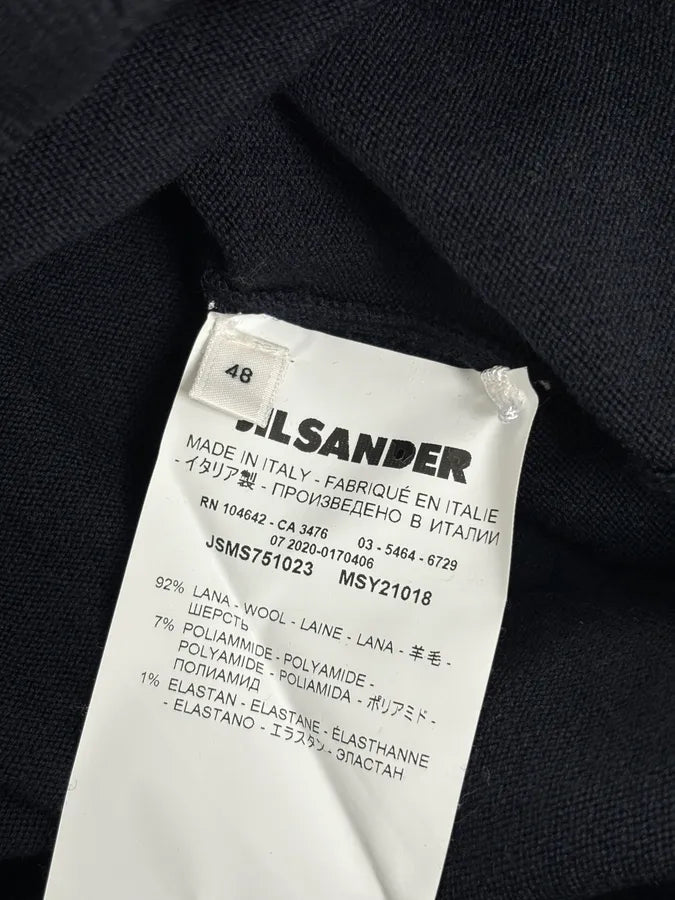 Jil Sander Two Front Bondage Navy Sweater GkxYtCY 10