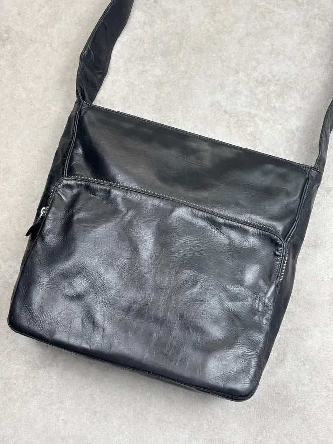 2000s Jil Sander Black Leather Bag zmFQzpe 3