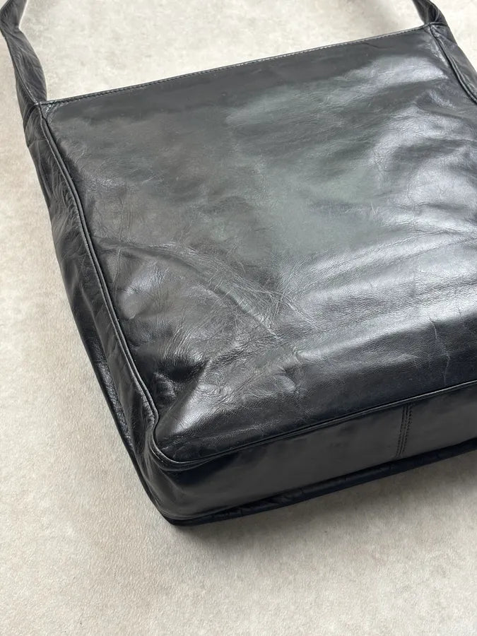 2000s Jil Sander Black Leather Bag zmFQzpe 10