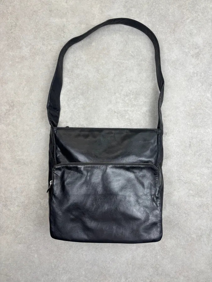 2000s Jil Sander Black Leather Bag zmFQzpe 0