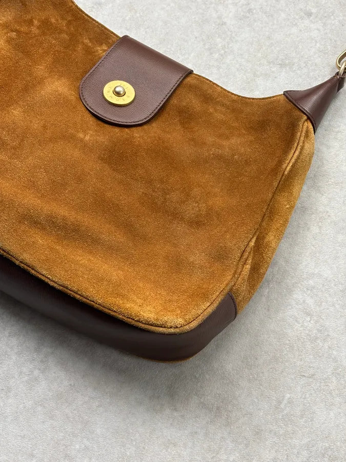 Jil Sander Suede Brown Camel Leather Shoulder Bag QiDeqwv 5
