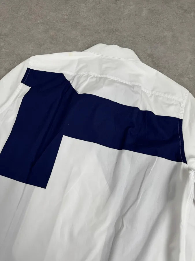 SS2013 Jil Sander White & Blue Modern Shirt hgGAXll 5