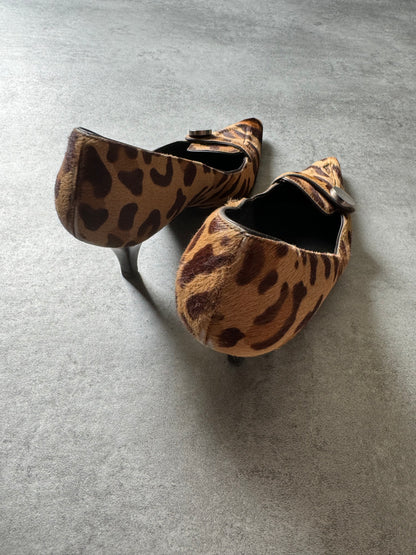 Prada Leopard Chic Heels (38,5) - 4