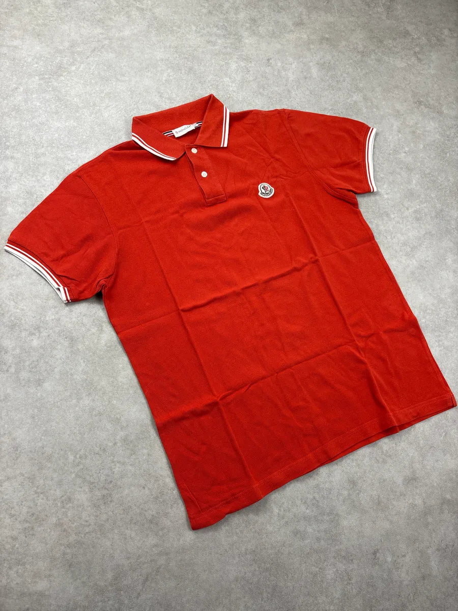 FW2009 Moncler Red Logo Patch Polo jkIFJgvh 3