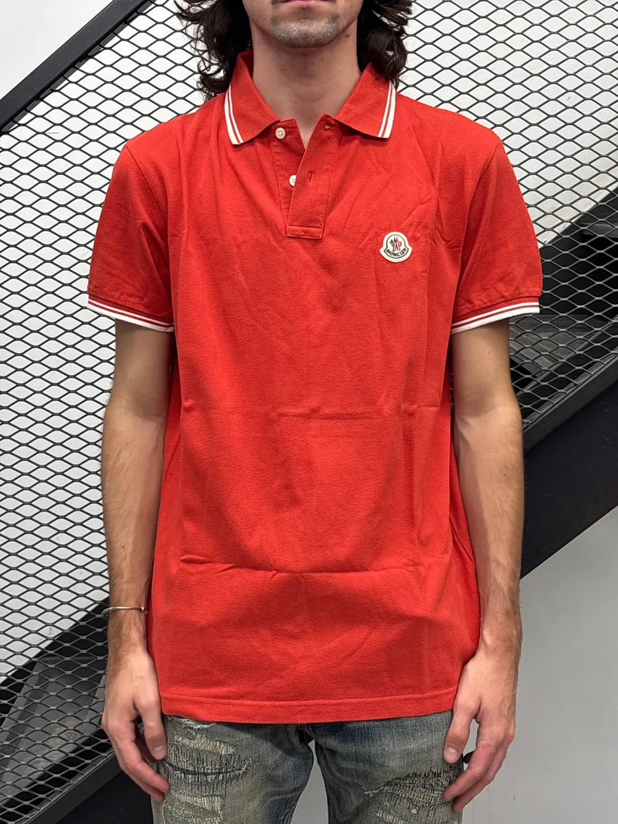 FW2009 Moncler Red Logo Patch Polo jkIFJgvh 1