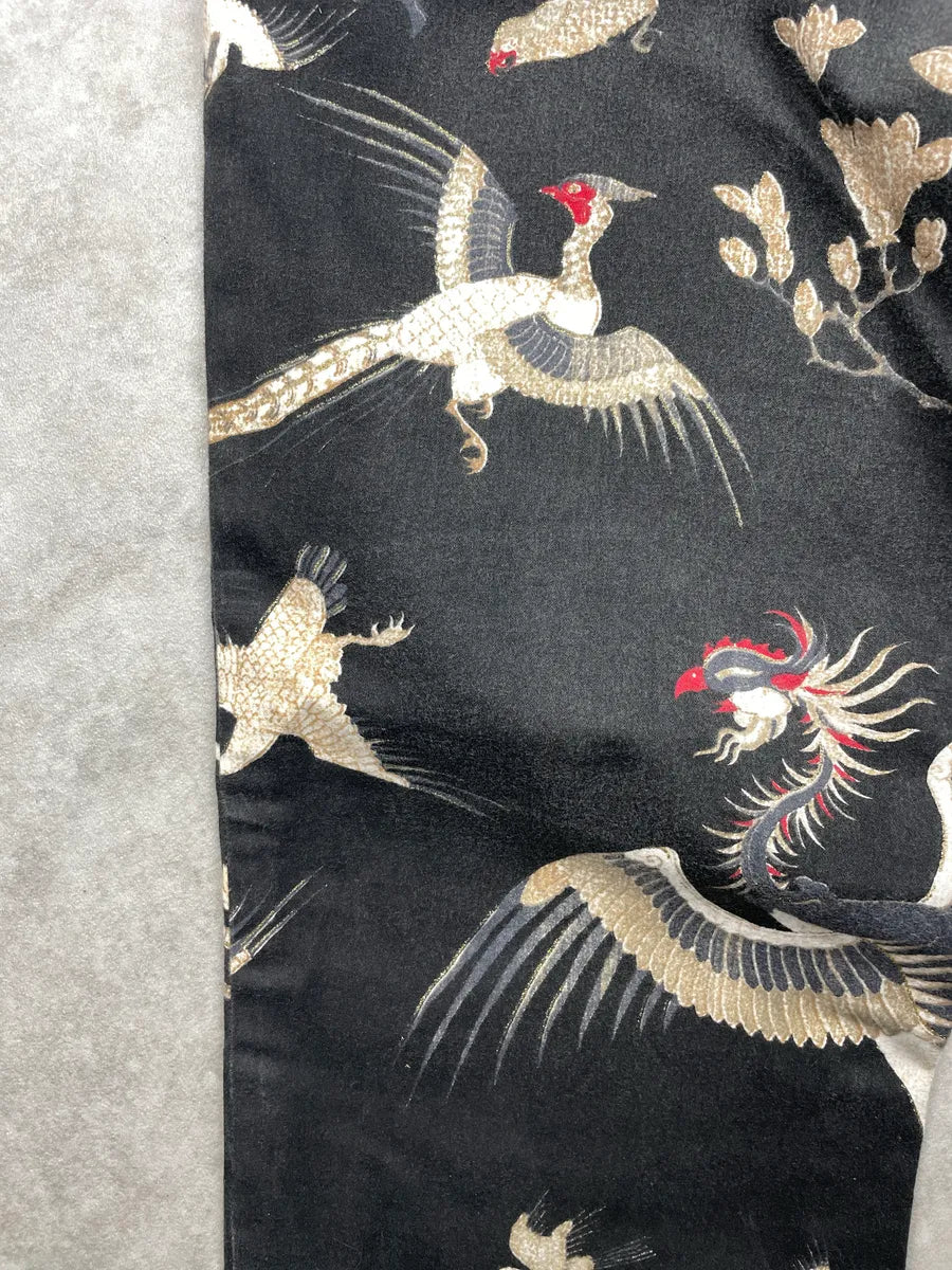 AW2003 Cavalli Black Bird Floral Asian World Jeans jmUaMNKk 9