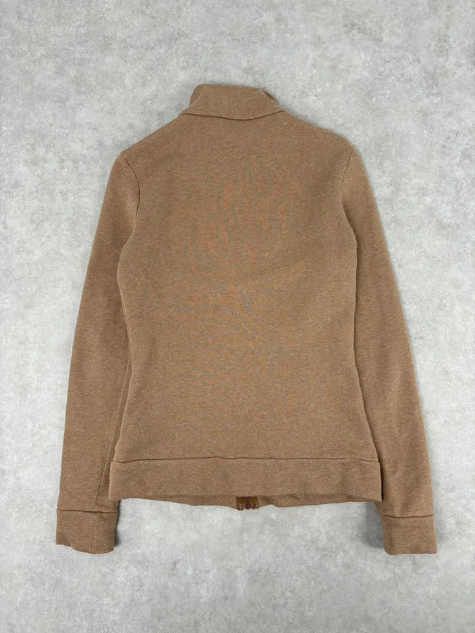 AW2012 John Galliano Beige Wool Signature Zip-Up Sweater  fphjQia 4