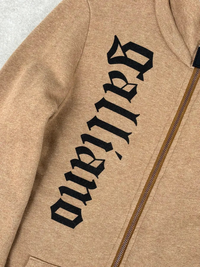AW2012 John Galliano Beige Wool Signature Zip-Up Sweater  fphjQia 8