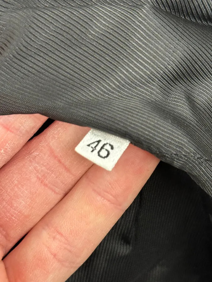 AW2018 John Galliano Black Buttoned Wool Classy Jacket QbIFDRt 10