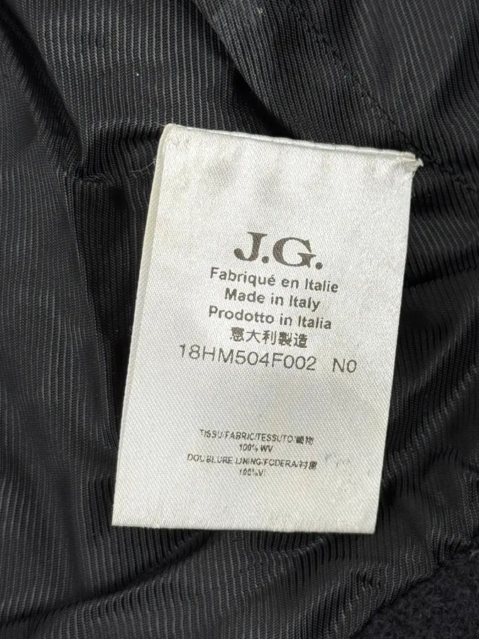 AW2018 John Galliano Black Buttoned Wool Classy Jacket QbIFDRt 11