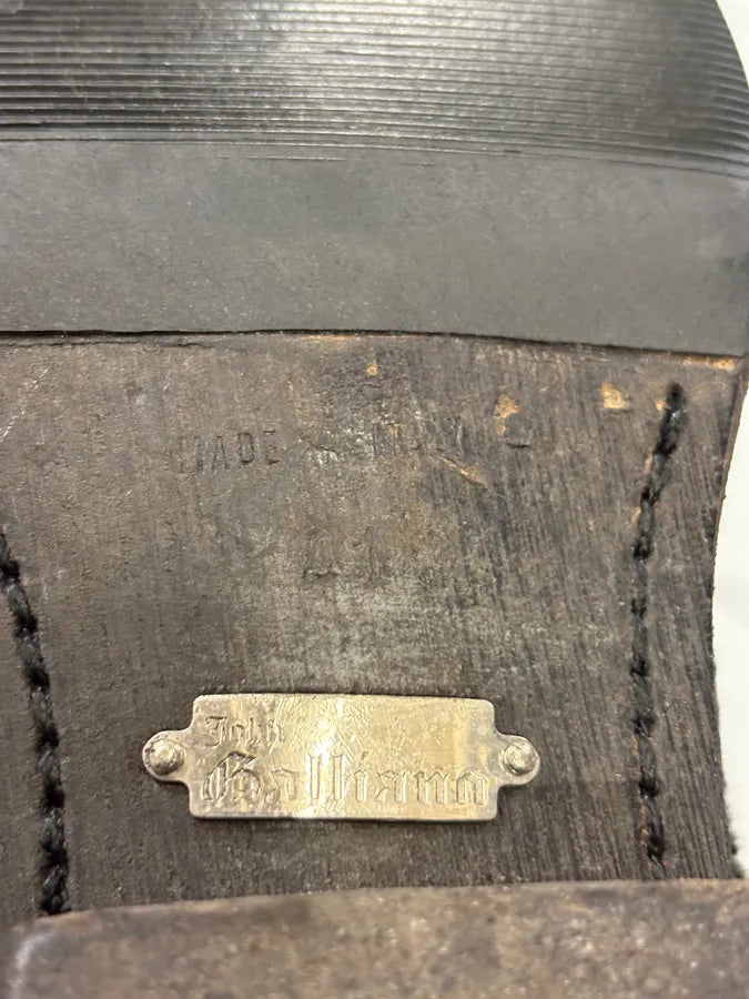 John Galliano Black Pony Hair Leather Studded Cowboy Boots EaHgPHY 7