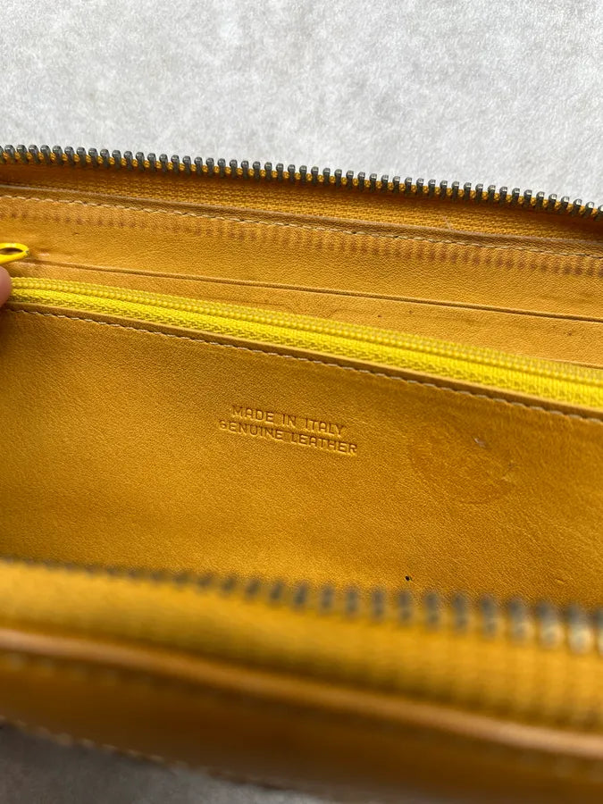 John Galliano Camel Leopard Pony Hair Leather Wallet fjcYUaN 5