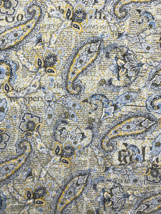 SS2013 John Galliano Cream Paisley Polo hpqcWuQ 6