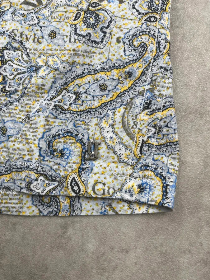 SS2013 John Galliano Cream Paisley Polo hpqcWuQ 7