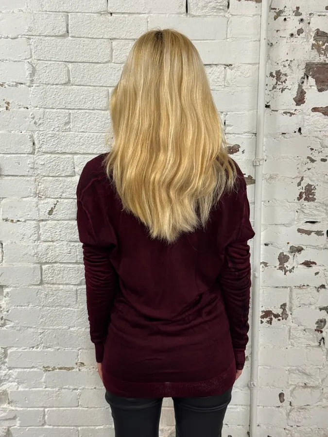 John Galliano Floral Wool Bordeaux Cardigan TOtdCWK 2