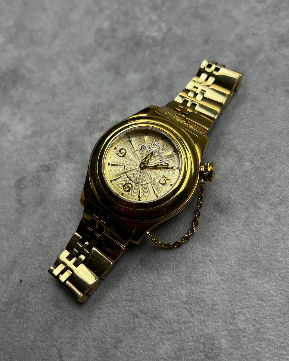 John Galliano Gold Premium Watch OslhvnR 0