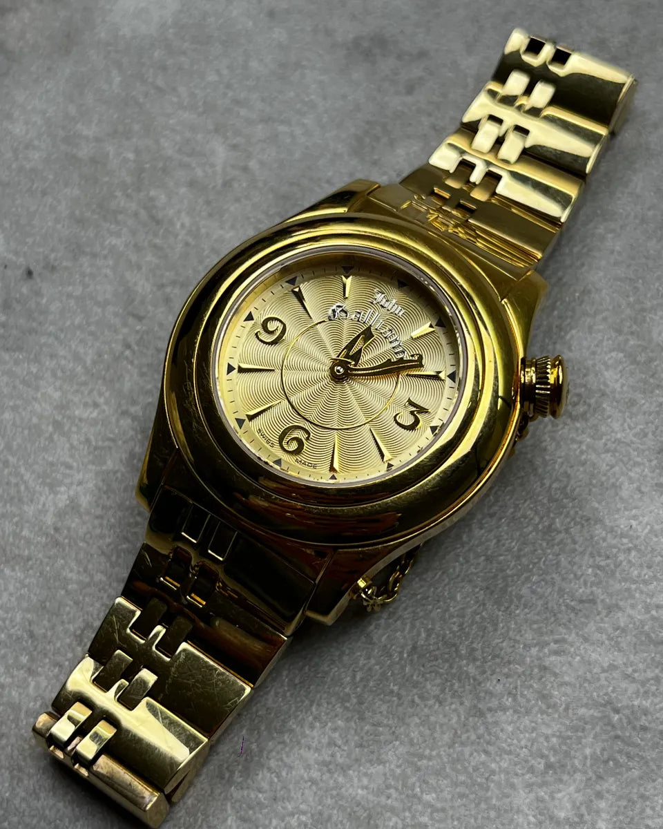 John Galliano Gold Premium Watch OslhvnR 5