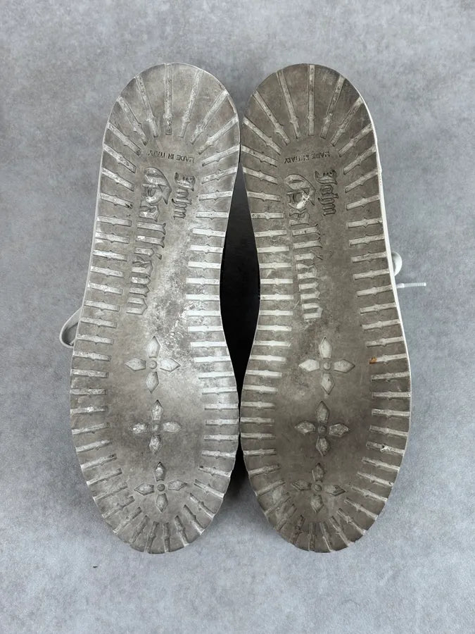 John Galliano Green Magazine Textile Patterned Sneakers qQPnQdm 6