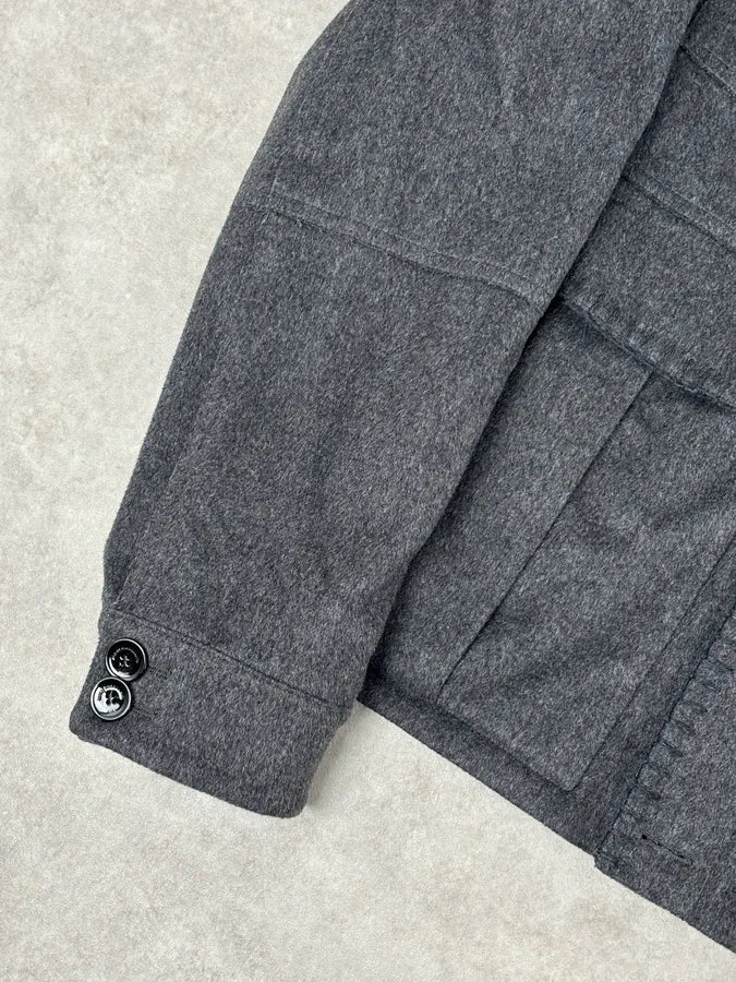 2010s John Galliano Grey Wool Classy Cargo Jacket  MgTlNKG 8