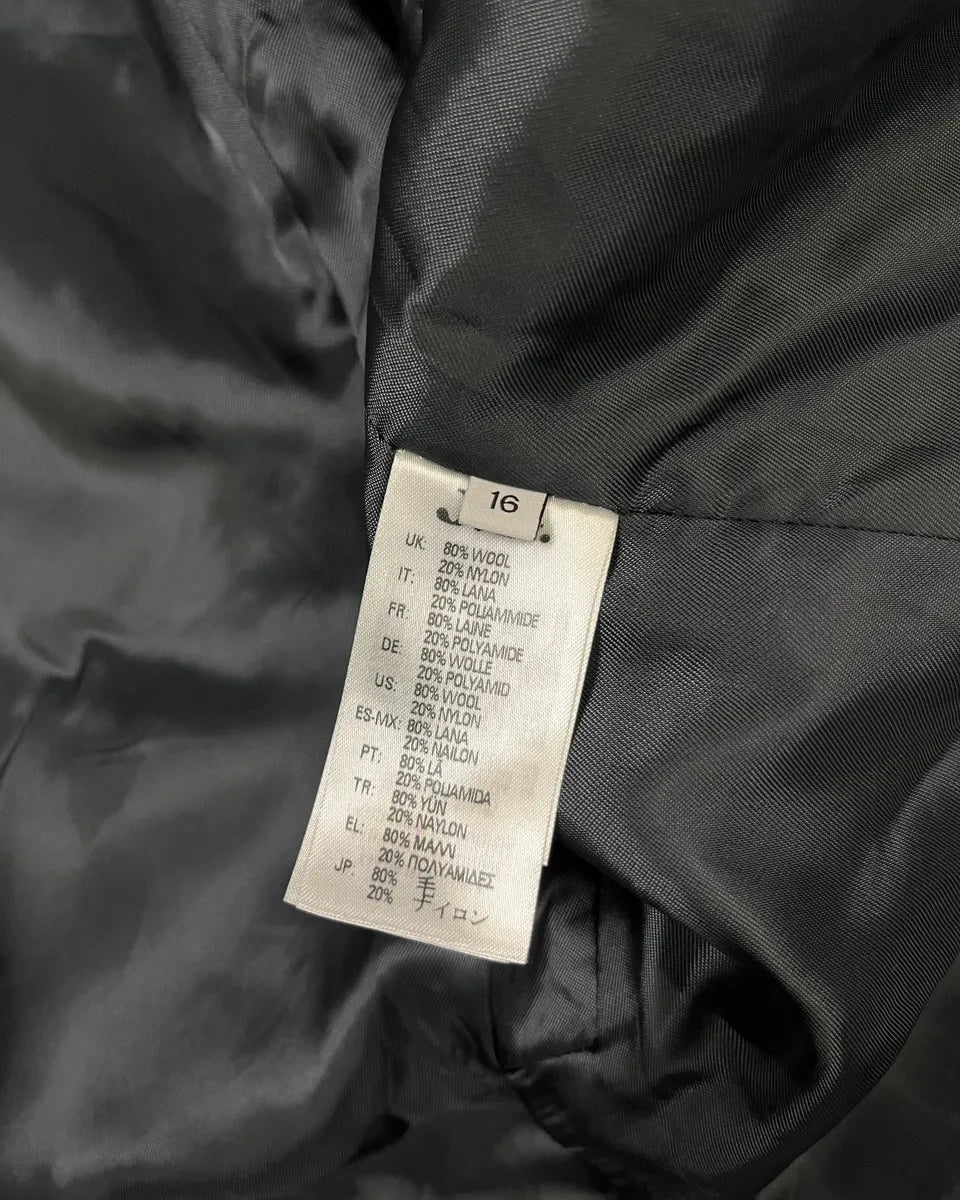 John Galliano Grey Wool Military Officer Coat SsWGYIB 9