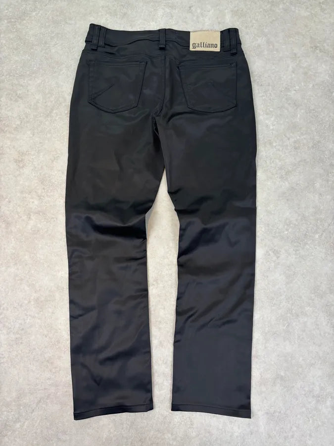 AW2011 John Galliano Skinny Black Pants  HVbBEcZ 5