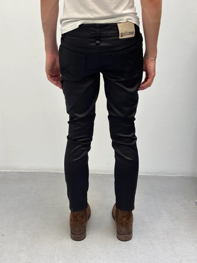 AW2011 John Galliano Skinny Black Pants  HVbBEcZ 3