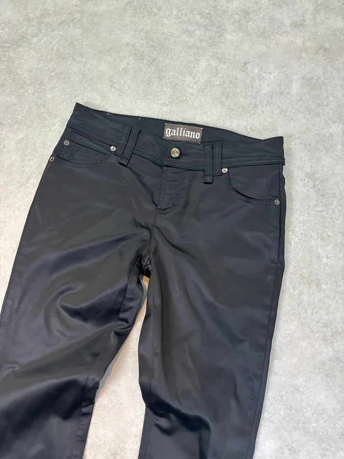 AW2011 John Galliano Skinny Black Pants  HVbBEcZ 4