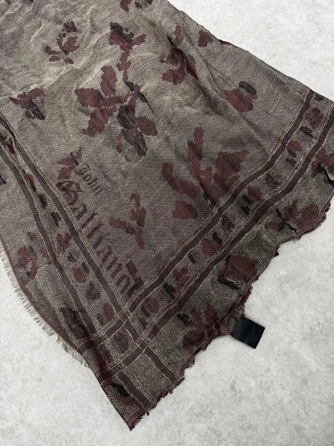 John Galliano Magazine Newspaper Square Scarf ZZcfyQg 4