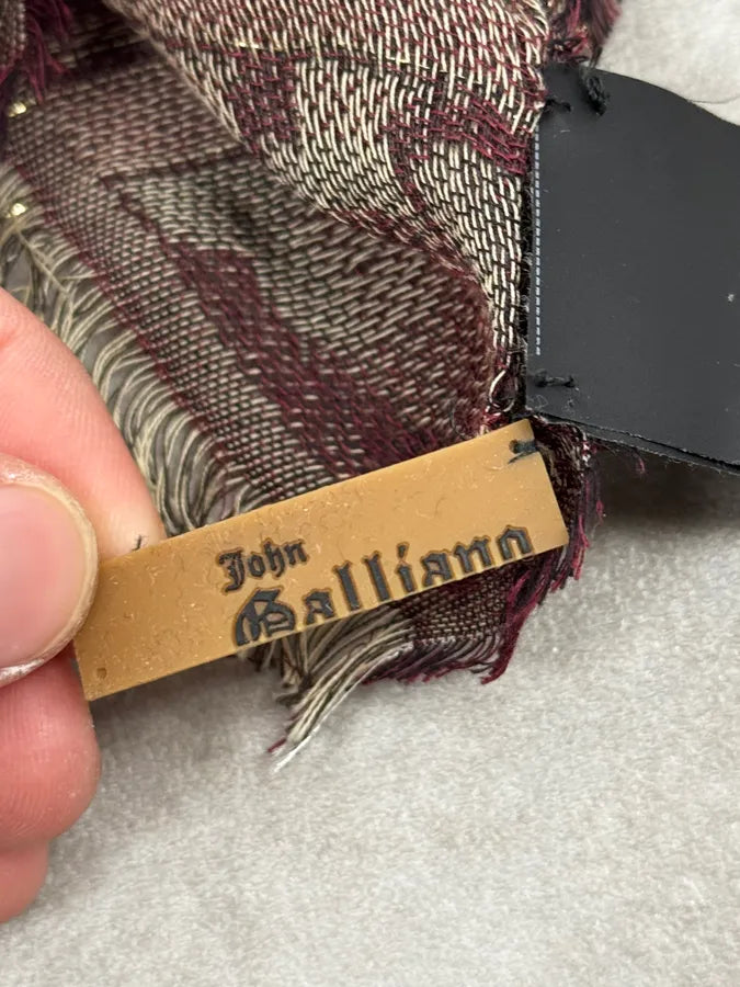 John Galliano Magazine Newspaper Square Scarf ZZcfyQg 7