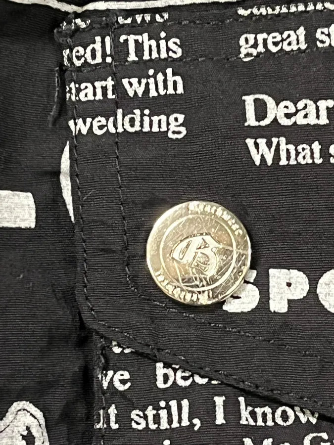 John Galliano Magazine Black & White Swim Shorts elCTjND 7